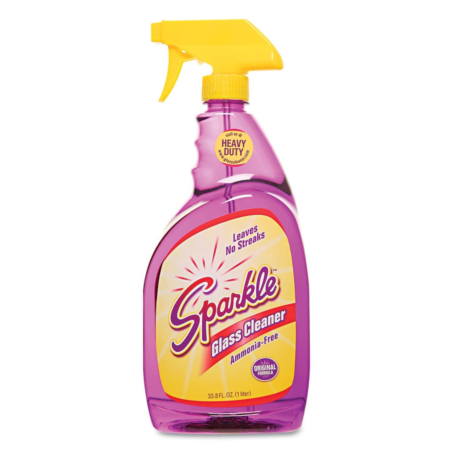 Sparkle Glass Cleaner, 33.8Oz Spray Bottle, 12/Carton - FUN20345CT
