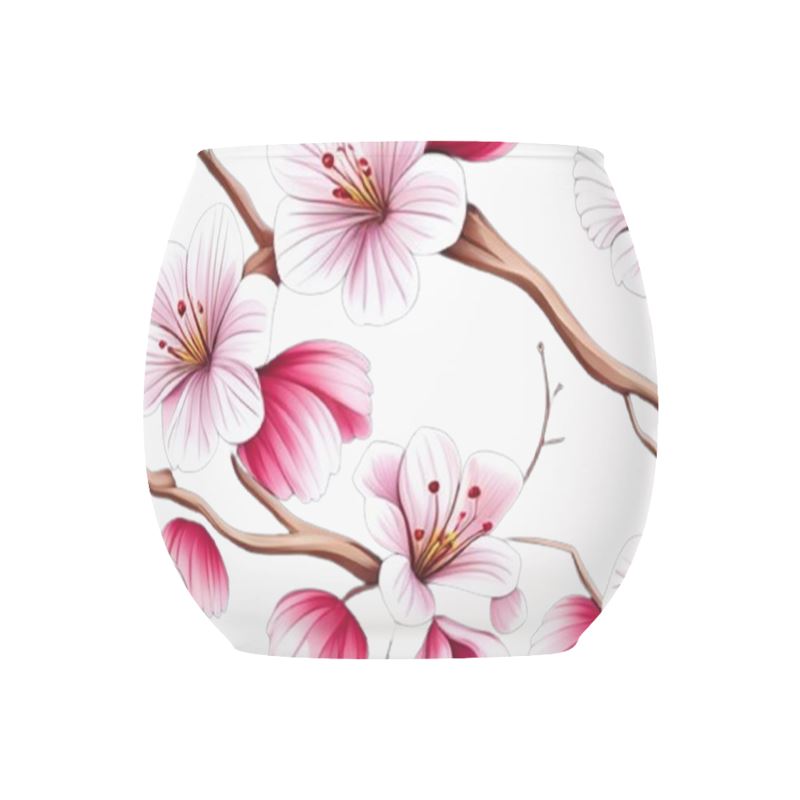 Cherry blossom Frosted Glass Tealight Candle Holder