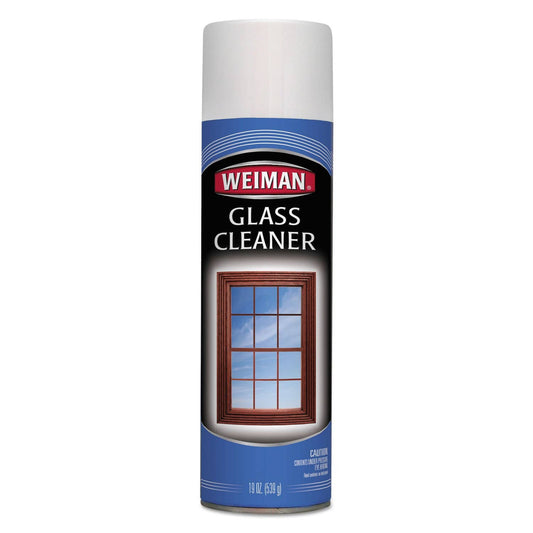 WEIMAN Foaming Glass Cleaner, 19 Oz Aerosol Can, 6/Carton - WMN10CT