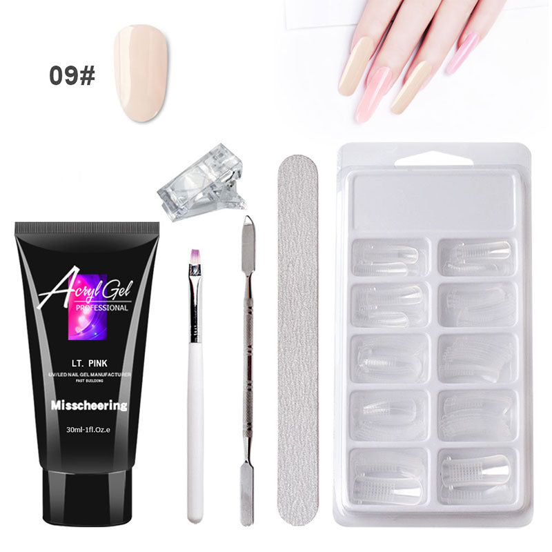 Painless Extension Gel Nail Art Kit-Health & Wellness-Fit Focus