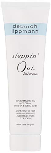Deborah Lippmann Steppin’ Out Nourishing Foot Cream | Moisturizing Cream with Acai and Kokum Butter | Softens and Restores Skin’s Flexibility | Non-Greasy Formula | 5.2 Oz