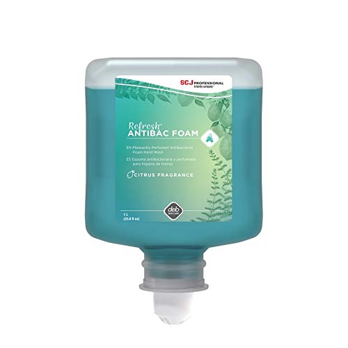 Deb Refresh AntiBac Foam Wash - 1L (1000ml) - 33.8 Ounces
