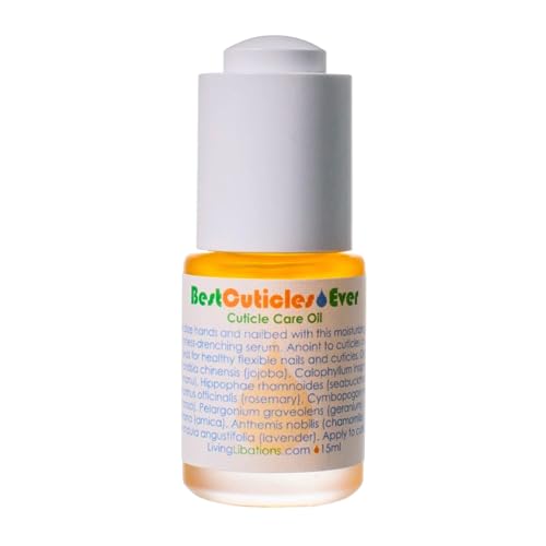 Living Libations - Organic Best Cuticles Ever Cuticle Oil | Natural, Wildcrafted, Vegan Clean Beauty (0.5 fl oz | 15 mL)