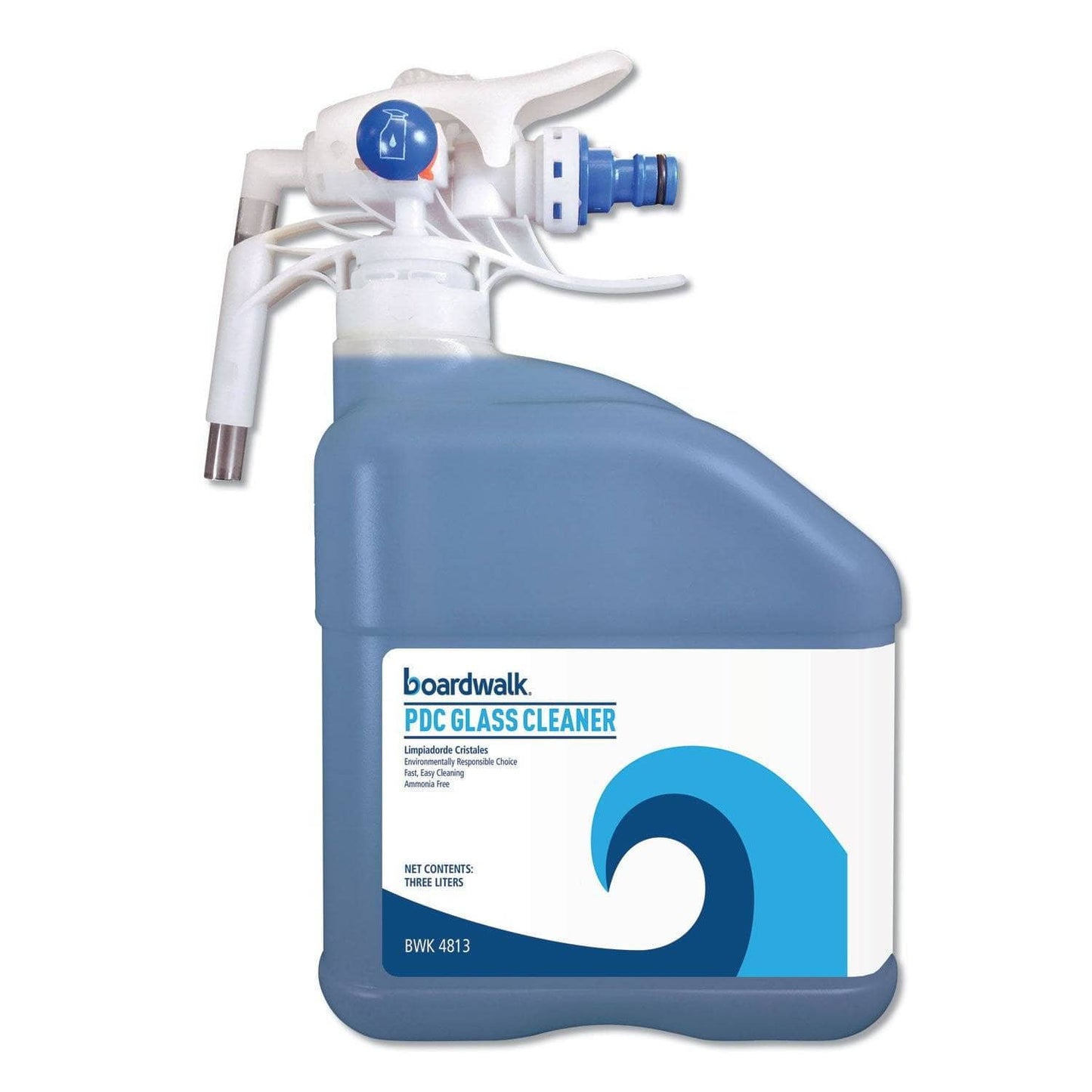 Boardwalk Pdc Glass Cleaner, 3 Liter Bottle, 2/Carton - BWK4813
