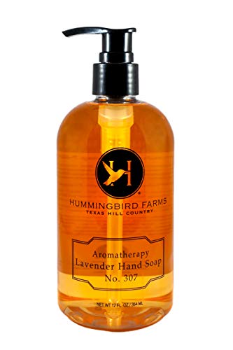 Hummingbird Farms Lavender Hand Soap No. 307, with 48.51% Aloe Vera, 12 ounce