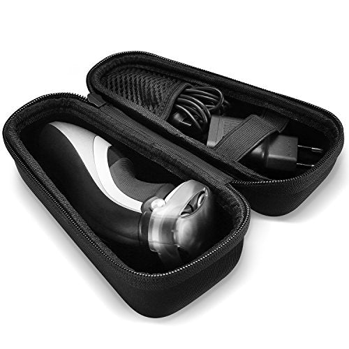 ProCase Carrying Case for Philips Norelco Electric Shaver, Travel Carry Protective Bag for Philips Norelco Men's Trimmer and Shaver 4500 3100 6400 9700 1150x 8900 1100, Father’s Day Gift -Black