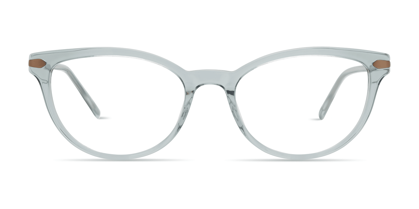 modo conselyea brooklyn made handmade acetate plastic titanium lightweight quality comfortable cat eye oval ladies women female modern contemporary classic light aqua