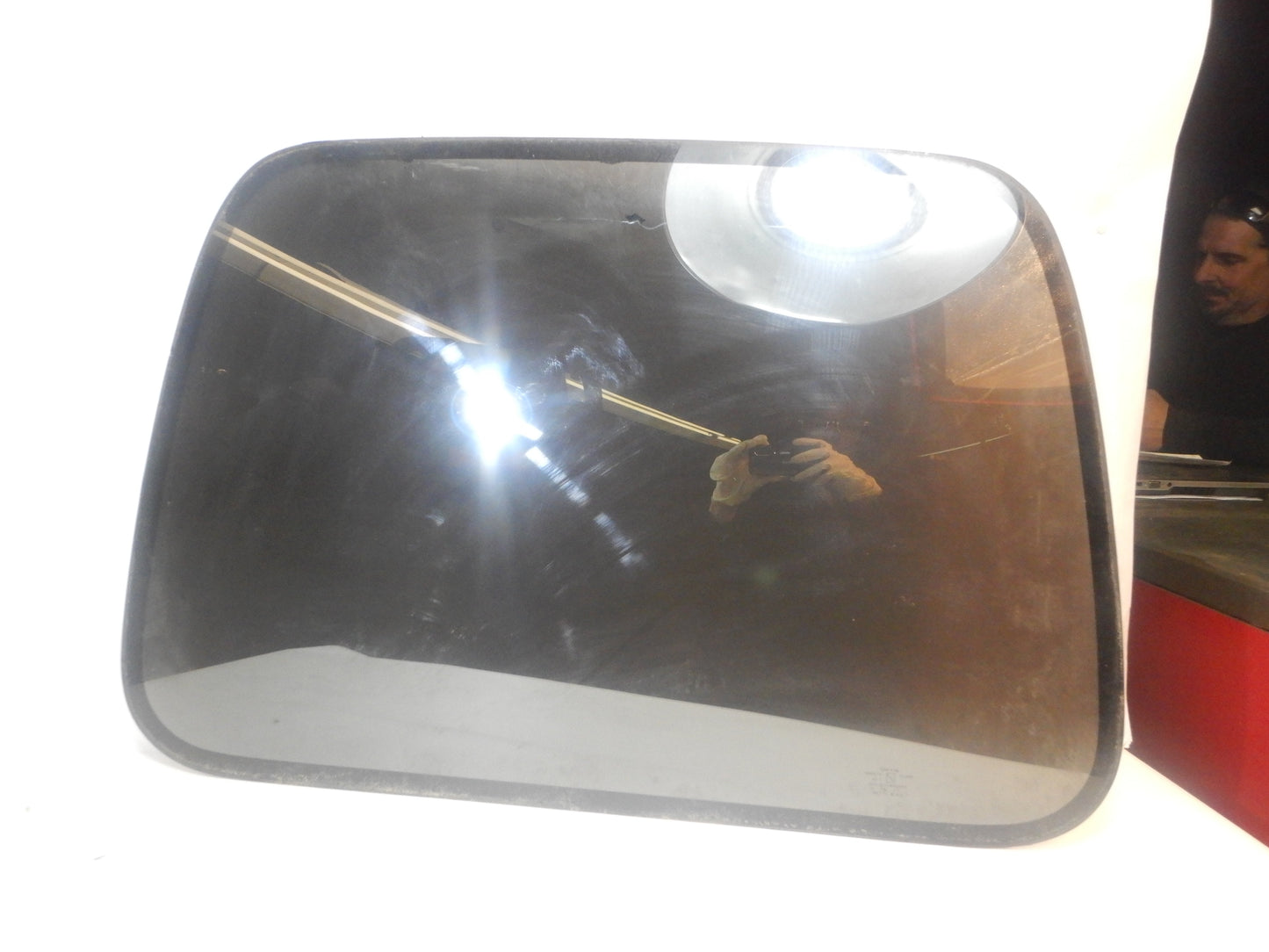 87-95 Wrangler YJ Jeep OEM Passenger Right Hard Top Side Window Glass Mirror Tint