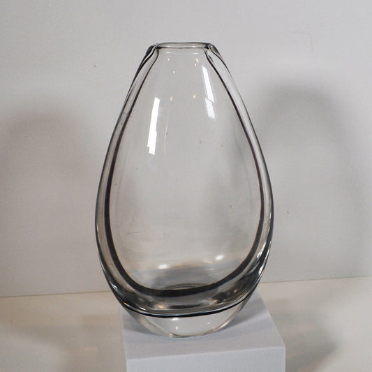 Vintage Art Glass Vase by Vicke Lindstrand for Kosta, 7.25"