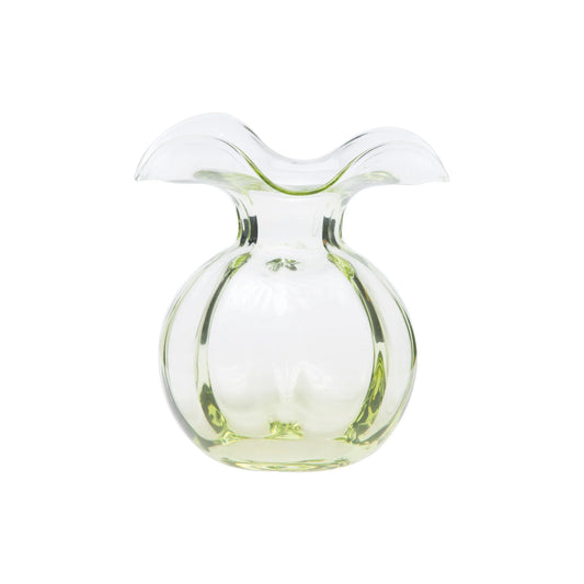 Vietri Hibiscus Glass Green Vase