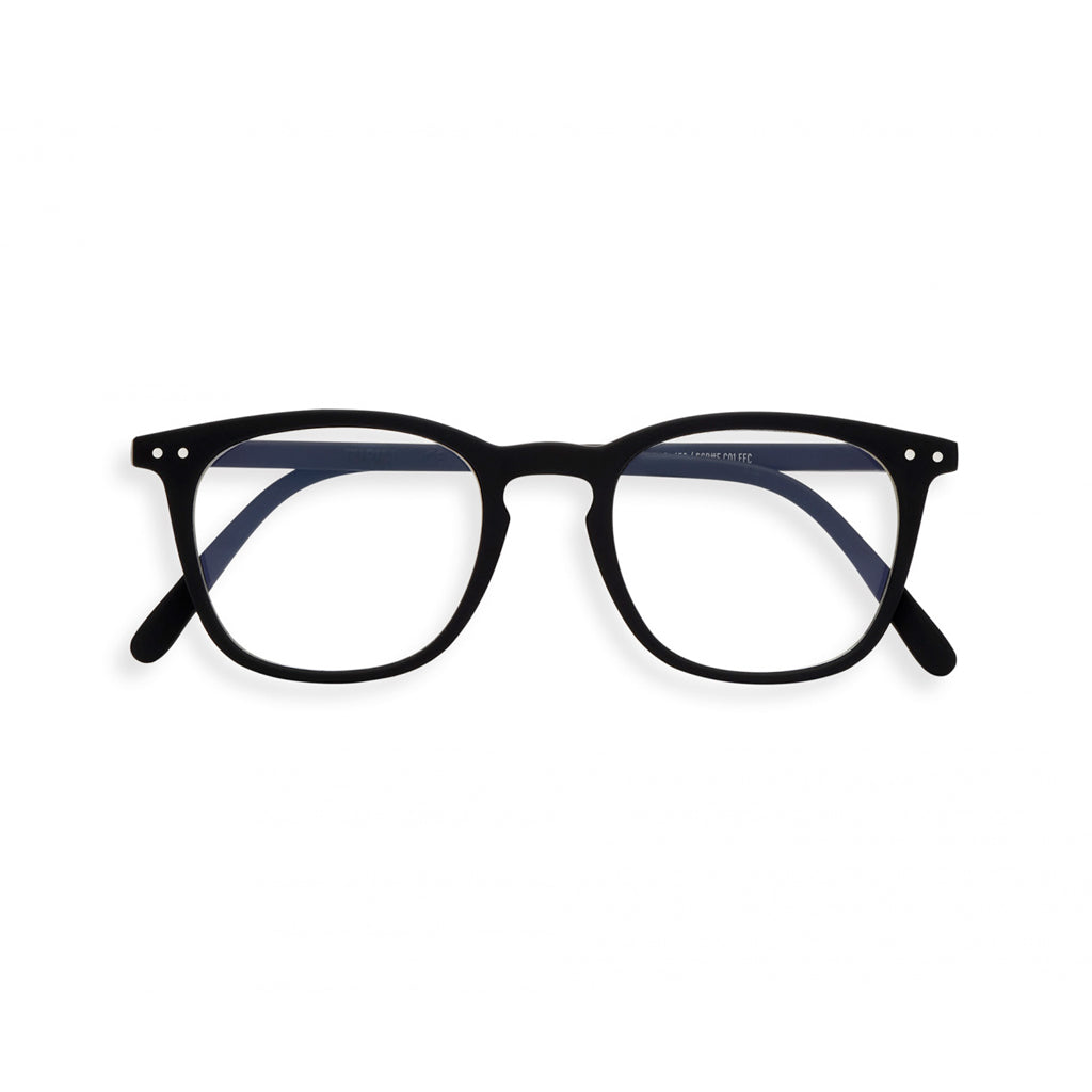 Izipizi Reading Glasses E in Black Front View