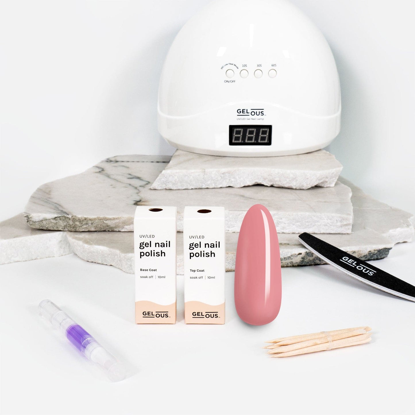 Gelous gel nail polish Making Me Blush Essentials Pack - photographed in New Zealand