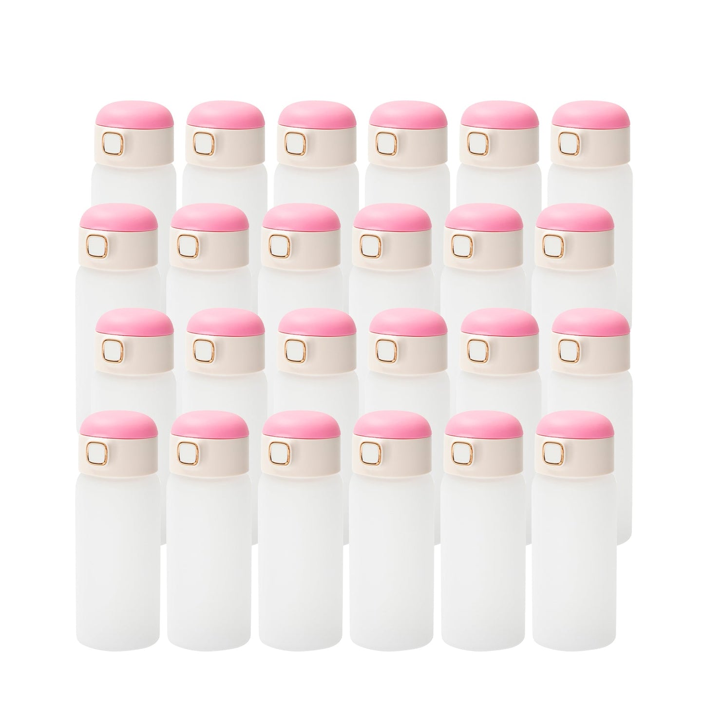 Wholesale Sublimation Glass Water Bottles with Color Lids and Straw for Kids 15 OZ 24 Pieces Blue
