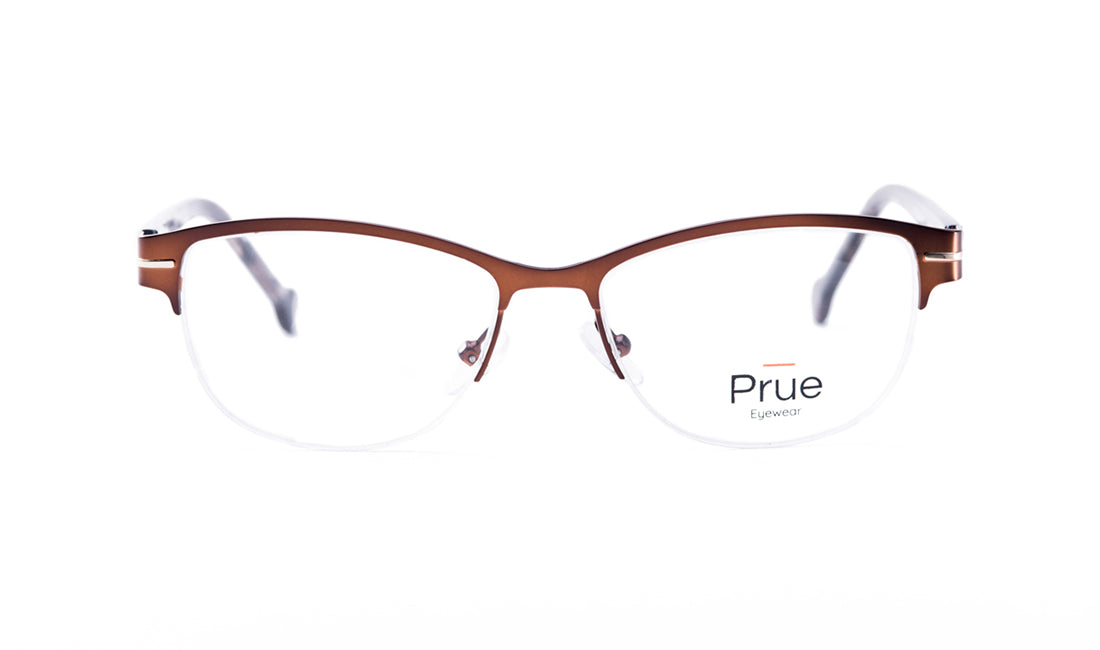 Frames Lauren Black, Bronze, D Frame, Frames, Medium, Metal, Prescription, Prue, Womens