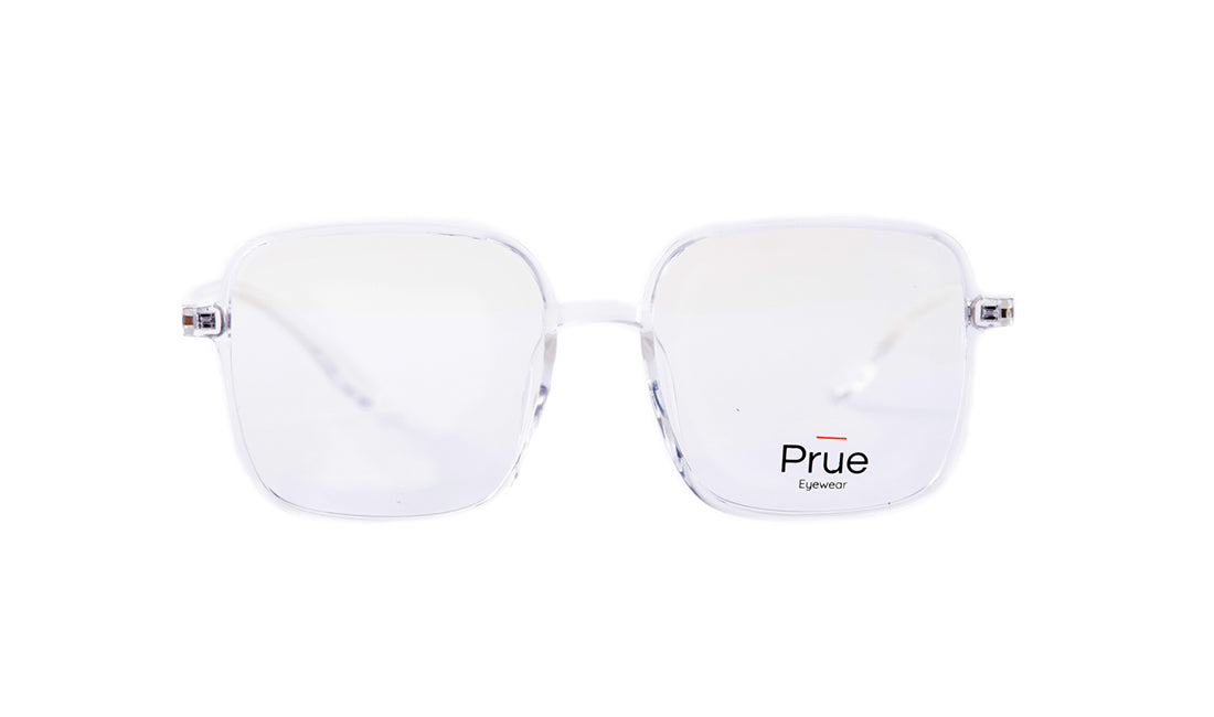 Frames Eleanor Black, Brown, Clear, D Frame, Frames, Large, Plastic, Prescription, Prue, Womens