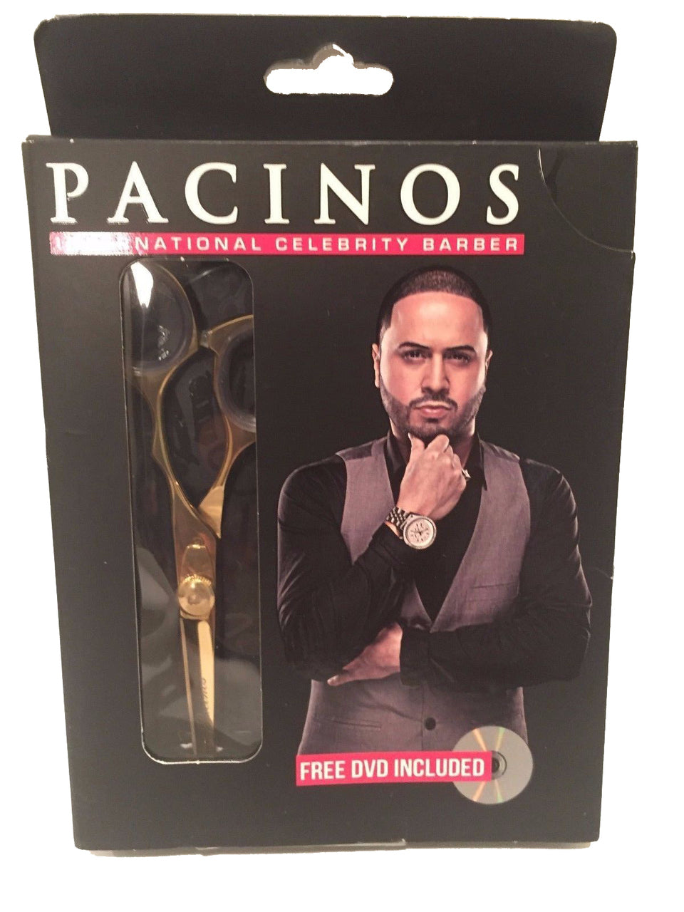 Pacinos Gold Styling Shears with DVD
