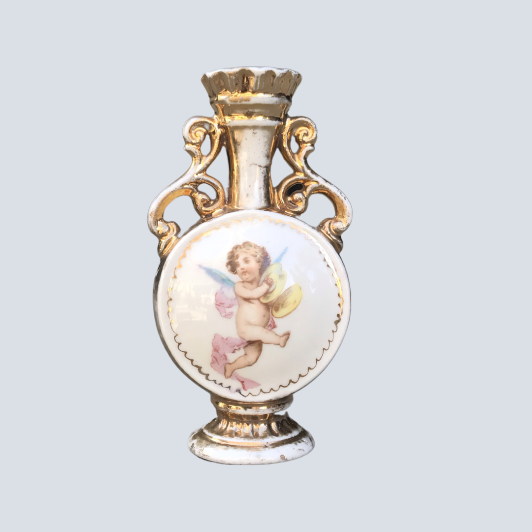 Petite Cherub Bud Vase