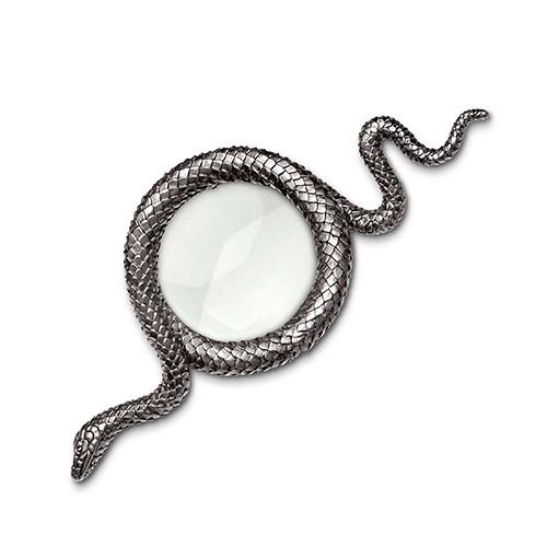 Snake Magnifying Glass by L'Objet Magnifying Glass L'Objet Small Platinum