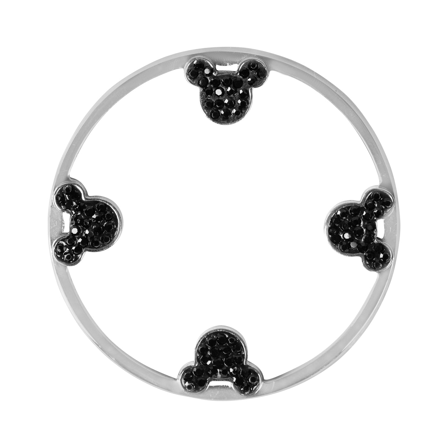 Disney Mickey Mouse Sparkle Signature Living Locket Watch Window