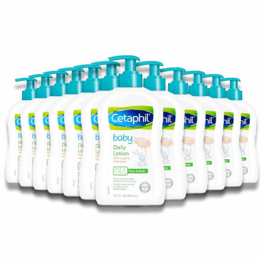 Cetaphil - Baby Daily Lotion, Face & Body -13.5 Oz - 12 Pack