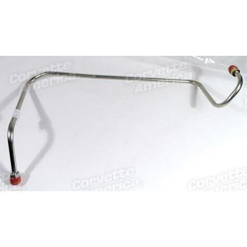 Corvette Gas Line. Stainless Steel Pump To Carburetor 454 Except Holley: 1970-1974