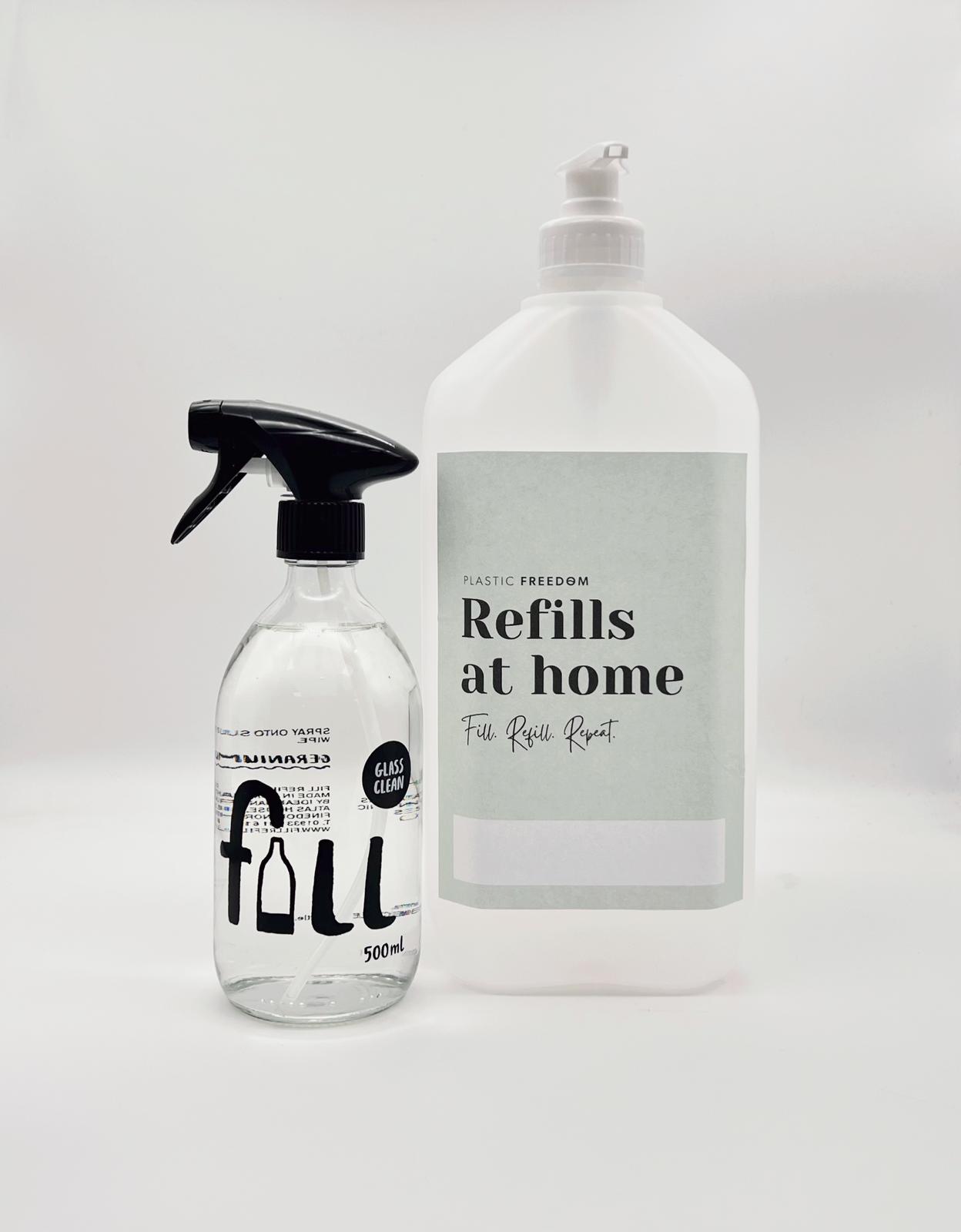 FILL Glass Clean Geranium - Refill at Home Starter Pack