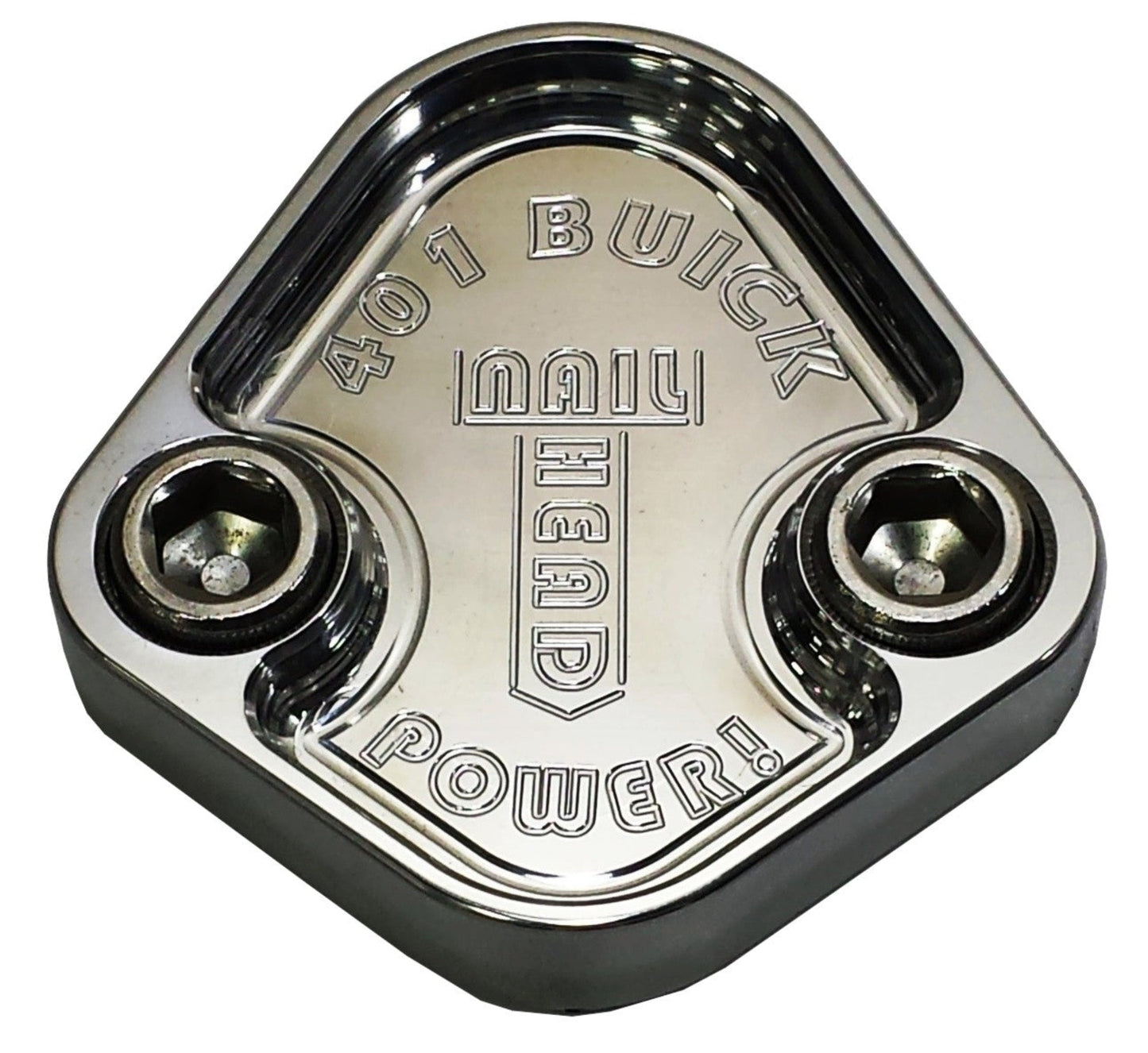 Fuel Pump Block Off Plate fits Buick 401 Nailhead Engines Billet 6061 CNC USA