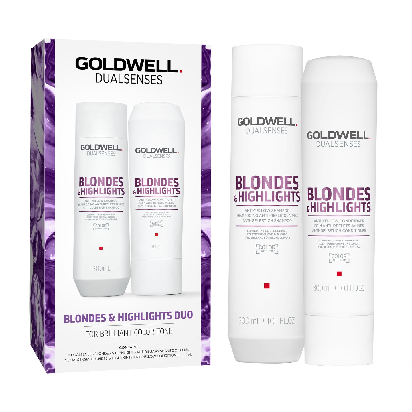 Goldwell Dualsenses Blondes & Highlights Shampoo & Conditioner 300ml Duo Pack