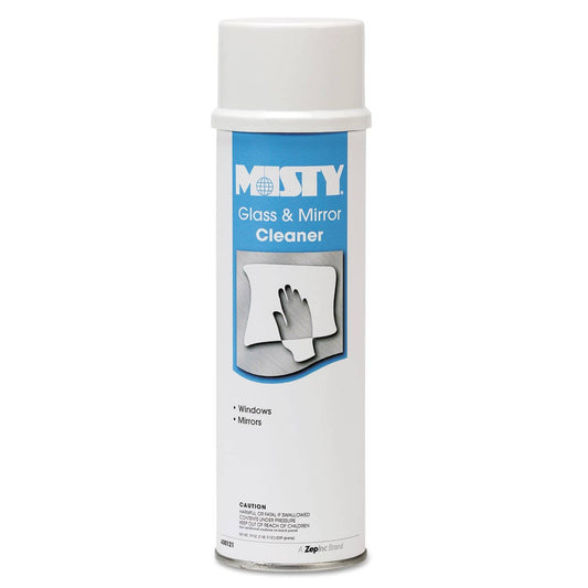 Misty Glass & Mirror Cleaner W/Ammonia, 19Oz Aerosol, 12/Carton - AMR1001447