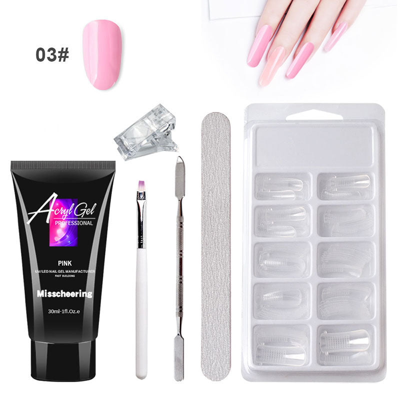 Painless Extension Gel Nail Art Kit-Health & Wellness-Fit Focus