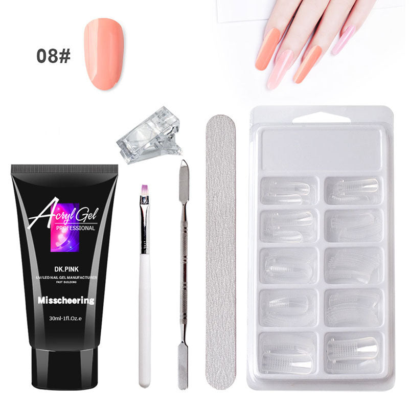 Painless Extension Gel Nail Art Kit-Health & Wellness-Fit Focus
