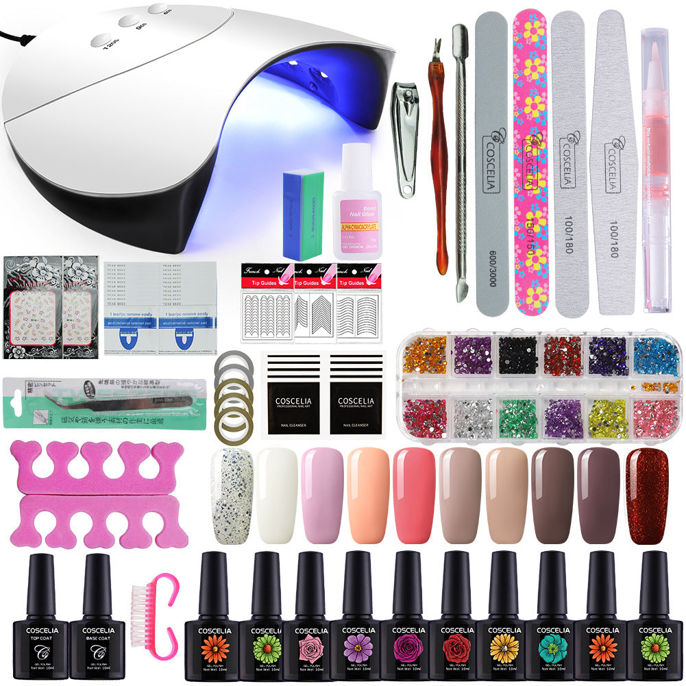 Complete Nail Decorations and Manicure Kit-Health & Wellness-Fit Focus