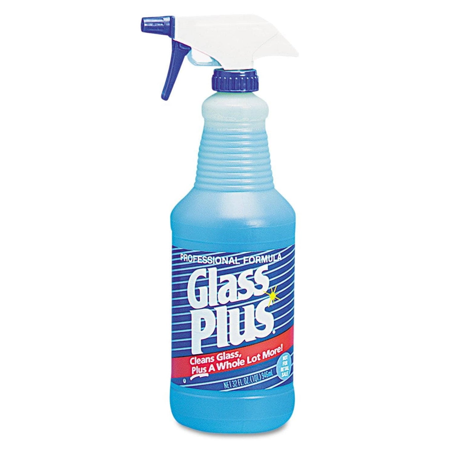 Glass Plus Glass Cleaner, 32Oz Spray Bottle, 12/Carton - DVO94378CT
