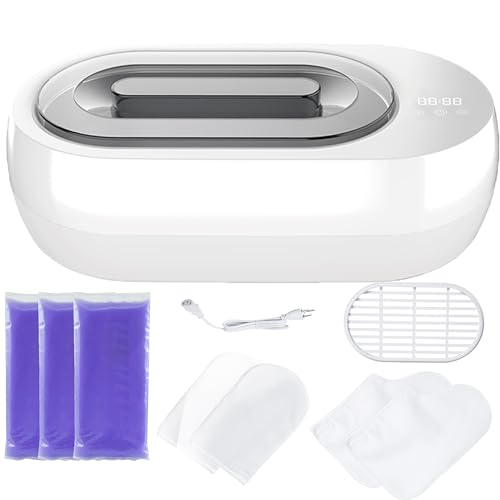 Paraffin Bath for Hands for Arthritis, 4000ml Paraffin Wax Machine for hands and feet, 20 Minutes Fast Wax Meltdown, Easy to Clean LED Digital Touch Panel, 3 Heating Modes Can be Used at Home or Profe