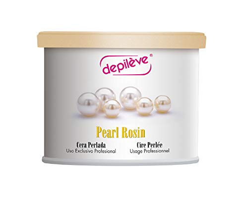 Depileve Strip Wax for Hair Removal -Pearl Rosin wax 14 oz -Full Body Wax -Ideal for Dry, Flaking Skin