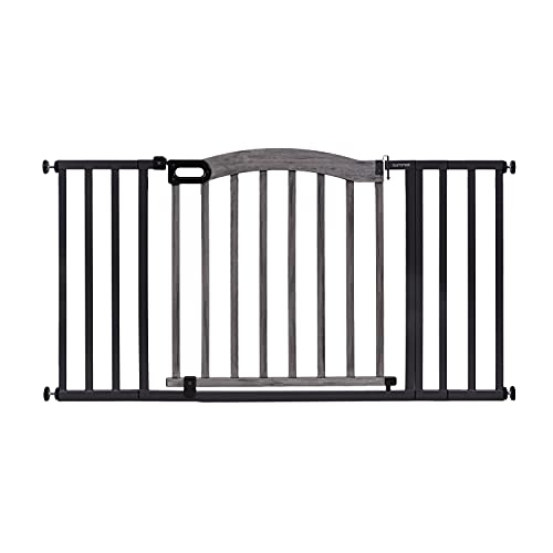 New Summer Infant Summer Decorative Wood & Metal Extra Wide Safety Baby Gate (Gray)