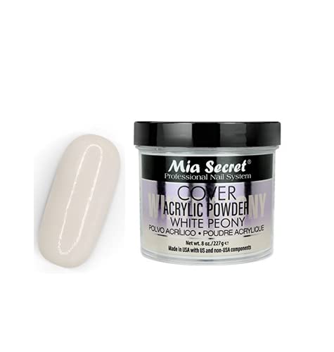 Cover White Peony Acrylic Powder Mia Secret (8 oz.)