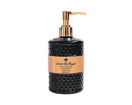 Savon De Royal Luxury Liquid Hand Soap, Black Pearl - 500 ml each (Pack of 3)