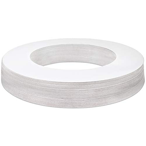Beauticom (250 Pieces Wax Warmer Universal Protective Collars Ring for 14oz Wax Can