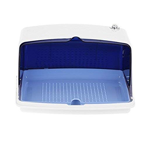 Cleaning Cabinet, Anself 5W Salon Electric Temperature Cleaning Machine for Home Hotel Travel Use for Razors, Nail Scissors, Make Up Tools Nail Art Equipment