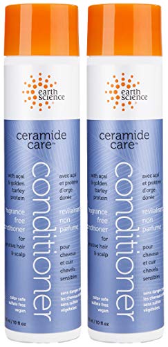 Earth Science - CERAMIDE CARE: Fragrance Free Conditioner for Sensitive Hair and Scalp, 2 Pack (10 oz.)