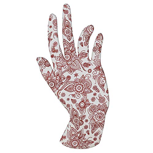 Malcolm's Miracle Henna Moisturizing Gloves - Lasts 2 Years - Made in The USA (Medium)