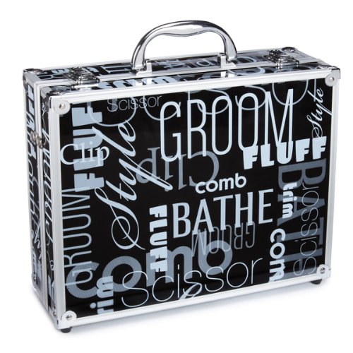 Top Performance Aluminum Graffiti Print Clipper Case, Black
