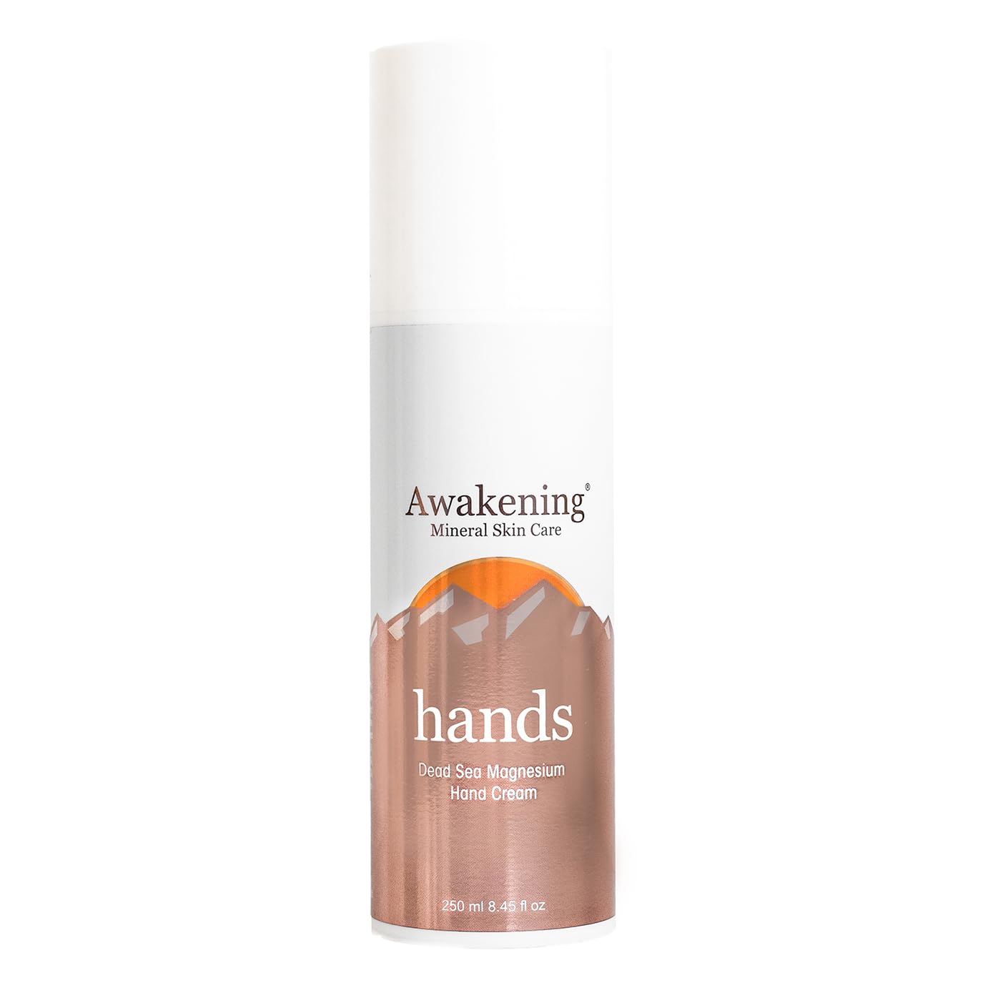 Awakening Hands - Magnesium-Rich Hydrating Hand Therapy Hand Cream - Moisturizing Hand Lotion with Myrrh- 250ml/8.5oz Countertop Airless Pump