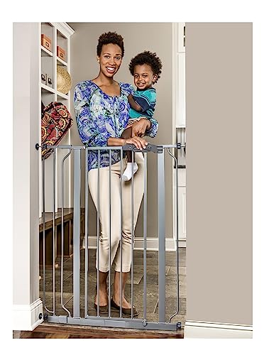 Regalo Easy Step Extra Tall Walk Thru Baby Gate (Platinum)