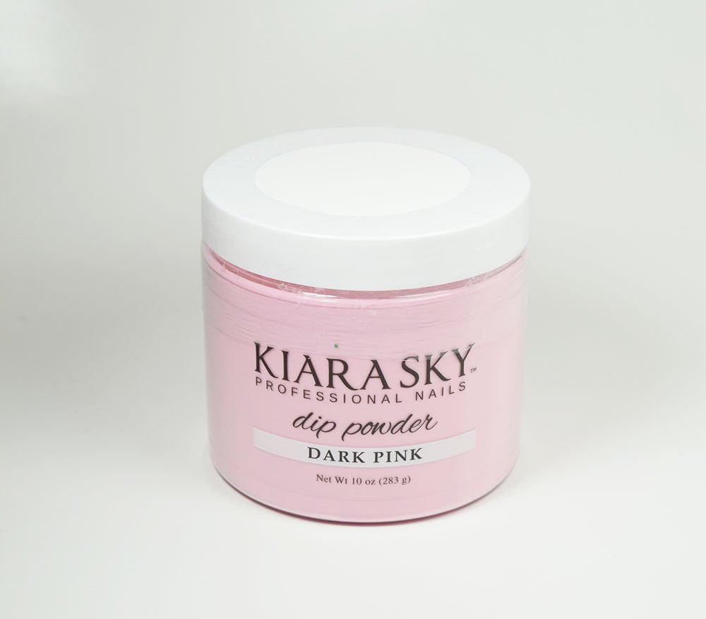 Kiara Sky Nail Dipping Powder Dip Essentials 10 oz, DARK PINK