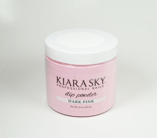 Kiara Sky Nail Dipping Powder Dip Essentials 10 oz, DARK PINK