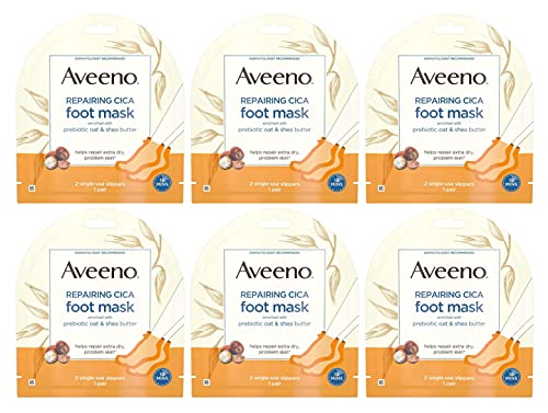Aveeno Repairing Cica Foot Mask 3-Pack