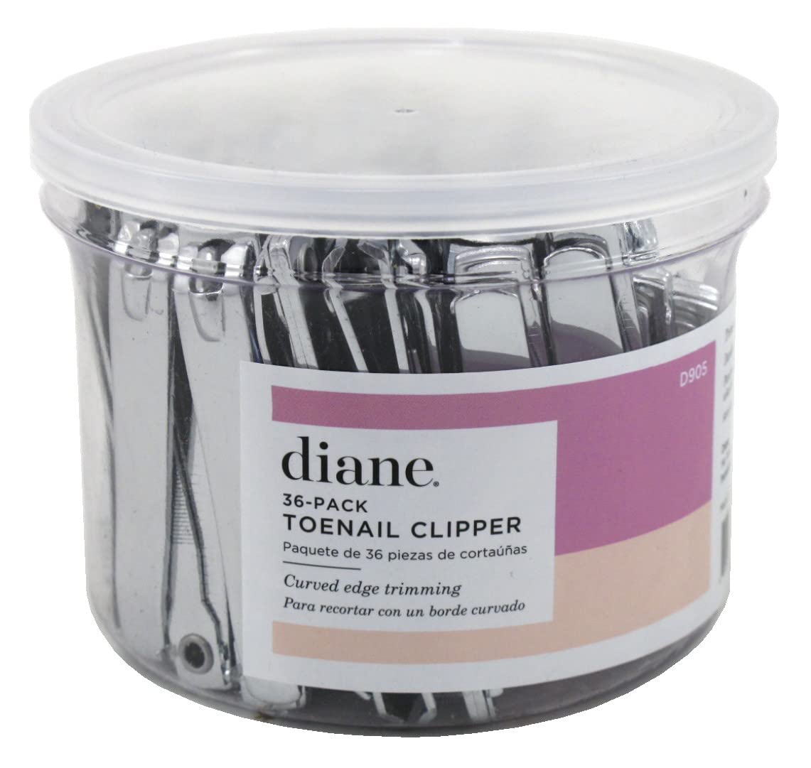 Diane Toe Nail Clipper Curved Edge (36 Pieces) Tub