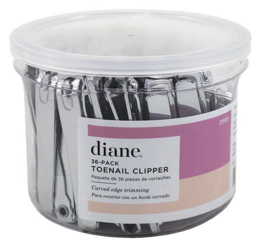 Diane Toe Nail Clipper Curved Edge (36 Pieces) Tub